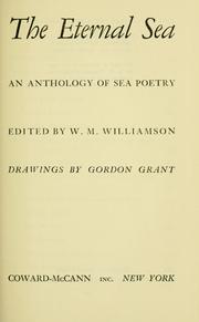 Cover of: The eternal sea: an anthology of sea poetry