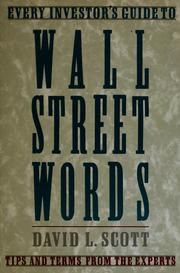 Cover of: Every investor's guide to Wall Street words