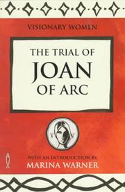 Cover of: The Trial of Joan of Arc (Visionary Women)