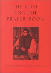 Cover of: The First English Prayer Book (Seeds of English Religion)