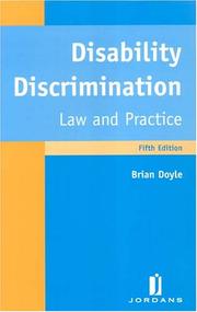 Disability discrimination : law and practice