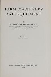 Farm machinery and equipment by Harris Pearson Smith