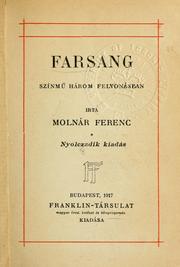 Cover of: Farsang by Ferenc Molnár