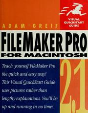 Cover of: FileMaker Pro 2.1 for Macintosh