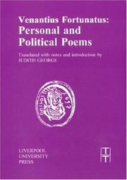 Cover of: Venantius Fortunatus: personal and political poems