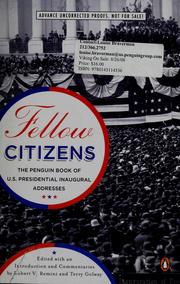 Cover of: Fellow citizens: the Penguin book of U.S. presidential inaugural addresses