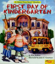 Cover of: First day of kindergarten