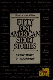 Cover of: Fifty Best American Short Stories by Martha Foley