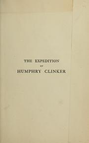 Cover of: The expedition of Humphrey Clinker