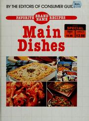 Cover of: Favorite brand name recipes: main dishes