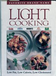 Cover of: Favorite brand name light cooking.