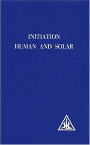 Cover of: Initiation Human and Solar