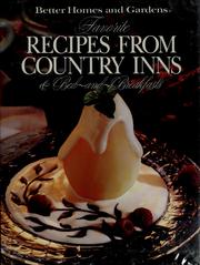 Cover of: Favorite recipes from country inns & bed-and-breakfasts