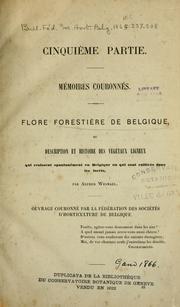 Cover of: Flore forestière de Belgique by Alfred Wesmael