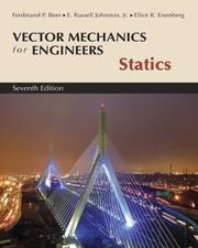 Cover of: Vector Mechanics for Engineers, Statics