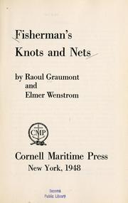 Cover of: Fisherman's knots and nets
