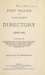 Cover of: Fort Wayne, Indiana, city directory. by 