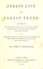 Cover of: Forest life and forest trees