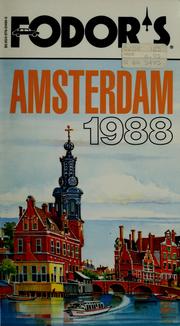 Cover of: Fodor's Amsterdam, 1988 by 