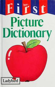 Cover of: First picture dictionary