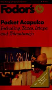 Cover of: Fodor's pocket Acapulco by Hannah Borgeson, Anto Howard, Edie Jarolim