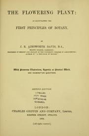 Cover of: flowering plant: as illustrating the first principles of botany