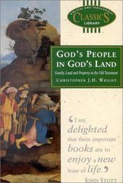 Cover of: Gods People in Gods Land (Biblical and Theological Classics Library)