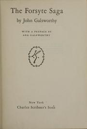 Cover of: The Forsyte saga | John Galsworthy