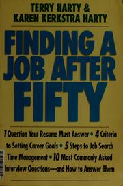Cover of: Finding a job after 50 by Terry Harty