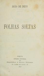 Cover of: Folhas soltas.