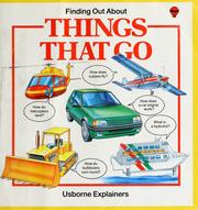 Cover of: Finding Out About Things That Go (Explainers)
