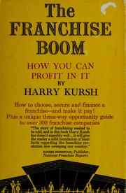 Cover of: The franchise boom: how you can profit in it