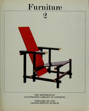 Cover of: Furniture 2: neoclassic to the present