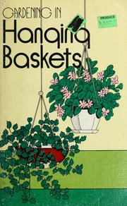 Cover of: Gardening in hanging baskets