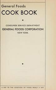Cover of: General Foods cook book.