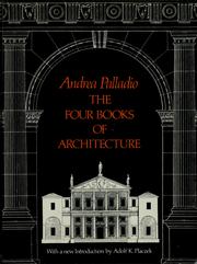 Cover of: The four books of architecture