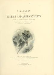Cover of: gallery of famous English and American poets