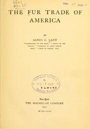 Cover of: The fur trade of America