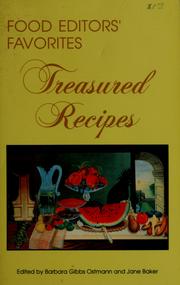 Cover of: Food editors' favorites: treasured recipes