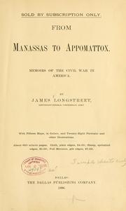 Cover of: From Manassas to Appomattox.