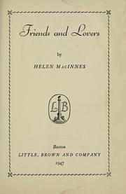 Cover of: Friends and lovers