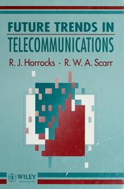 Cover of: Future trends in telecommunications