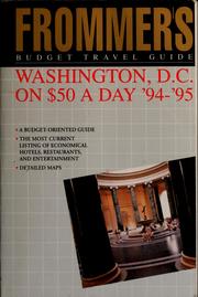 Cover of: Frommer's budget travel guide: Washington, D.C. on $50 a day '94-'95
