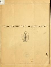 Cover of: Geography of Massachusetts.