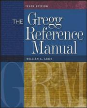The Gregg Reference Manual by William A. Sabin