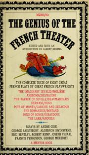Cover of: The genius of the French theater
