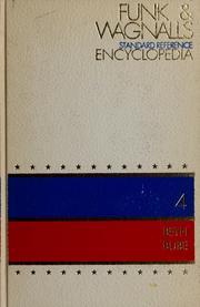 Cover of: Funk & Wagnalls standard reference encyclopedia.