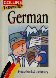 Cover of: German Phrase Book and Dictionary