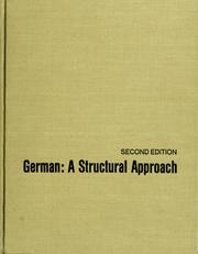 Cover of: German: a structural approach