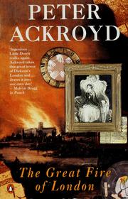 Cover of: The great fire of London by Peter Ackroyd